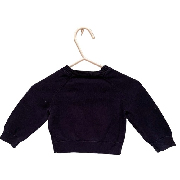💠. **2 for $20** Oshkosh B’gosh Navy blue sweater size 6 month. - Picture 7 of 7